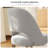Engstrom Upholstered Dining Chairs, Modern Dining Room Kitchen Side Chair With Padded Seat & Wood Legs, Gray-1250537180