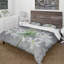 Flower Cleome Splash I - Ensemble de housse de couette à motif floral traditionnel - Microfibre de polyester-38757358