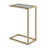 Elegant Gold Small 25.5" Space-Saving C-Shaped Side Table-1967783693