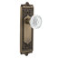 Egg & Dart Plate with Crystal Meadows Knob