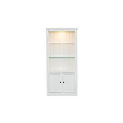 78.75'' Tall Display Shelves With 5 Colors Adjustable LED Ceiling Light