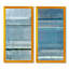 Gray and Blue Colorfields - Ensemble de 2 peintures sur toiles-1231122842-1231122854