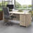 Studio C Executive Office Desk with Mobile File Cabinet-99299942-99299940