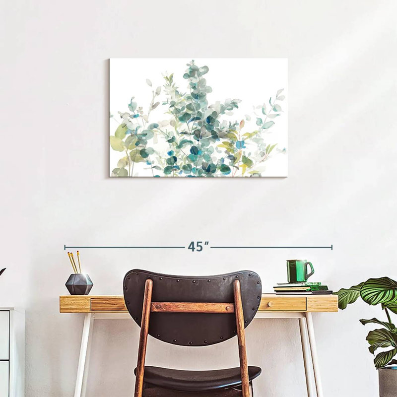 Harnek Eucalyptus White II, 20" H x 30" W