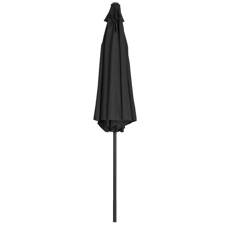 Aaroon 300cm Market Parasol, Black