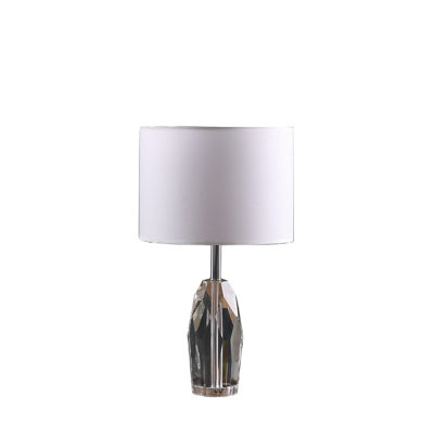 Lampe de table prisme en cristal 19 po Dodecahedron