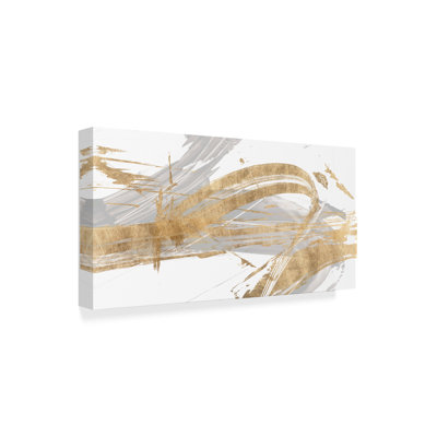 «Gold and Brown II», peinture sur toile tendue