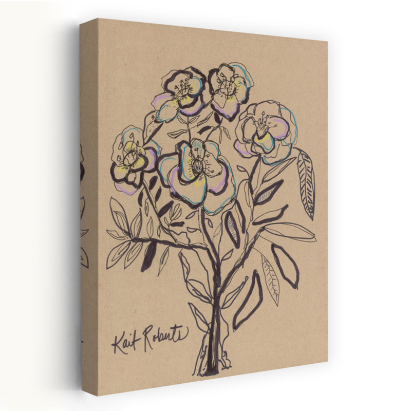 «Farewell Summer Abstract Contemporary Art Flower», H 60 po x l 40 po