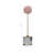 Calume Decorative Sculpture Metal Marble Stone Accent With Clustered Crystal-Inspired Form On Sleek Metallic Rod And Cubic Base For Modern Stylish Display Or Versatile Interior-1321226167