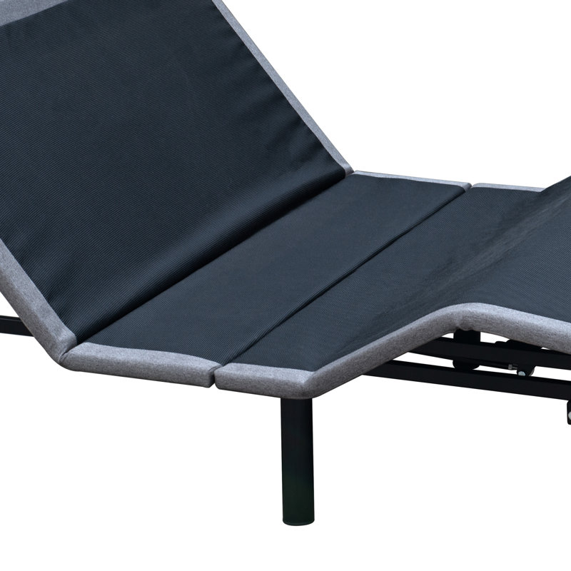 Base de lit réglable avec réglage à distance de la tête et des pieds, Grand lit