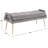 Corey-Taylor 100% Polyester Upholstered Bench-1480291696