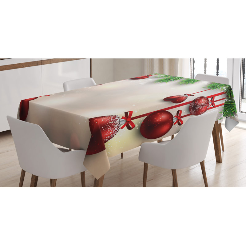 Christmas Tablecloth, 90" L x 60" W