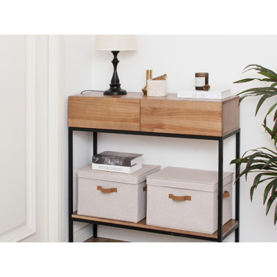 Fabric Storage Bins With Lid, Decorative Storage Boxes For Shelves,  Jumbo, 2-Pack