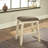 Chailey Upholstered Counter Stool with Metal Frame