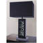 Abat-jour rectangulaire en verre noir moderne à 1 ampoule-547219527-547219576-547219578