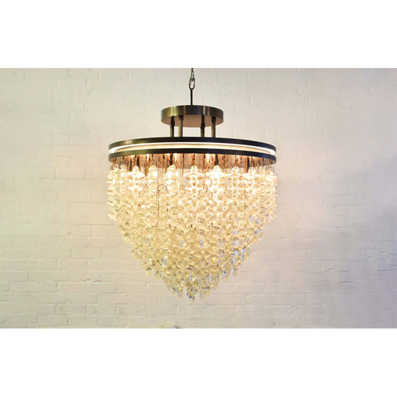Brutale 14 - Light Chandelier, Polished Bronze