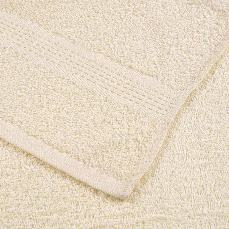 Semyon 100% Cotton Fingertip Towel, Cream