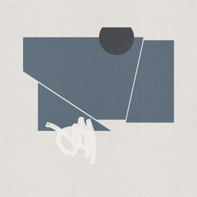 Feutre bleu I