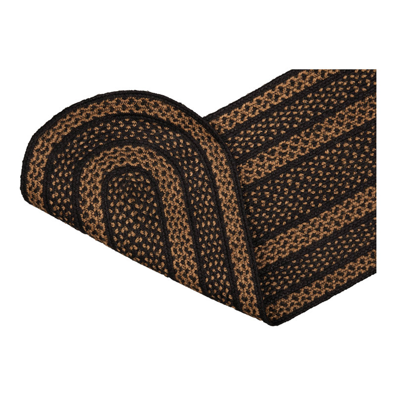 Anzla Geometric Oval Table Runner, 48" L x 13" D