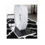 Scottsmoor High Gloss Halo Dining Table Set with 4 Modern Design Faux Leather Dining Chairs-939582560-1071731774