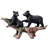 Black Bears on Log