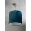 25cm H Canvas Drum Pendant Shade ( Clip On )