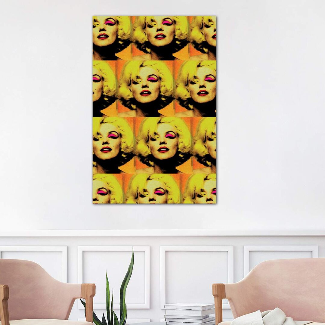 Leinwandbild Pop Art Monroe von Ana Paula Hoppe