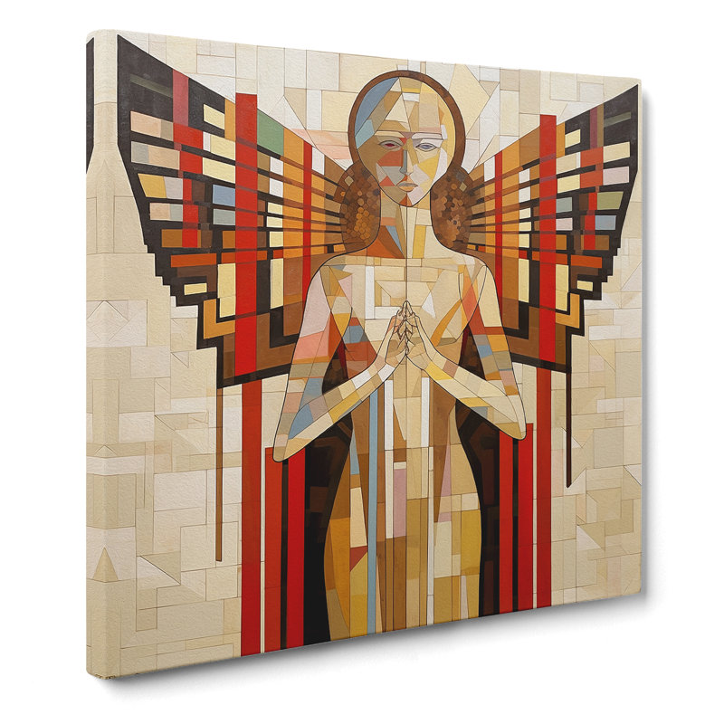 Angel Constructivism - Print, 35cm H x 35cm W x 3cm D