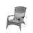 Patio Chair With Cushions( Grey Cushion), Chair-623564190-623564176