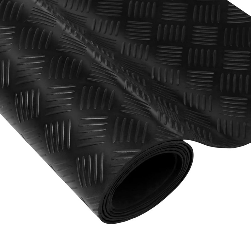 Tapis de sol en caoutchouc antidérapant, H 1 po x l 39,4 po x P 78,7 po
