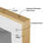 Metal Rectangular Picture Frame with Mat-50103404