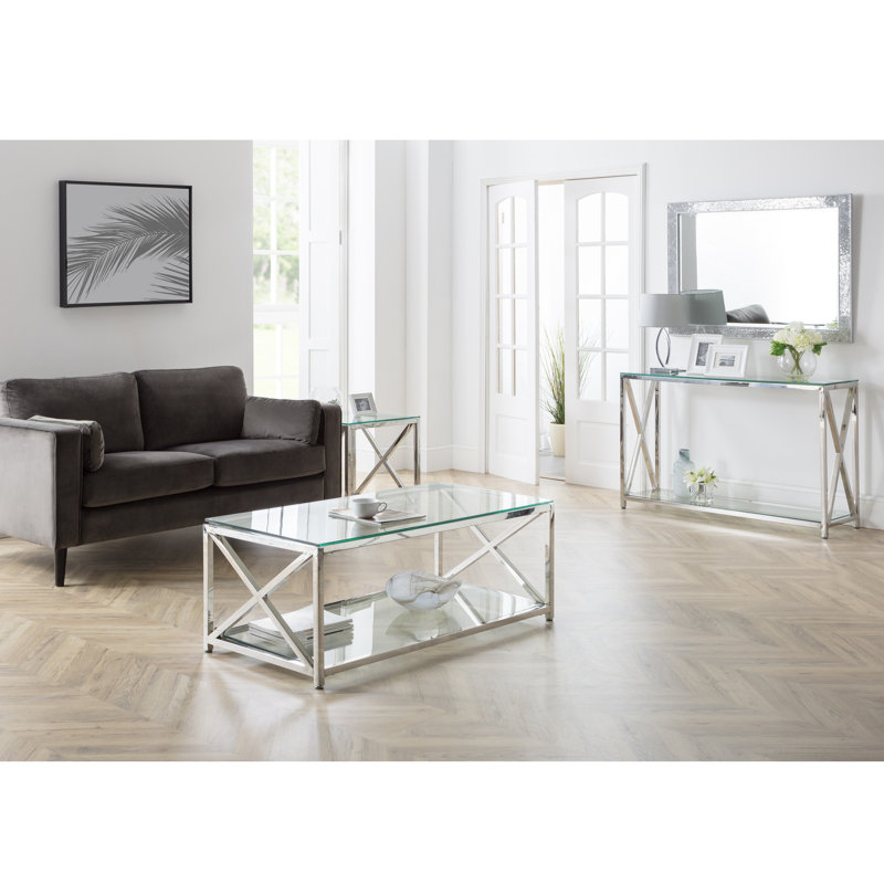 Trueblood Coffee Table, Chrome