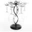 Metal Tabletop Wine Glass Rack in Black