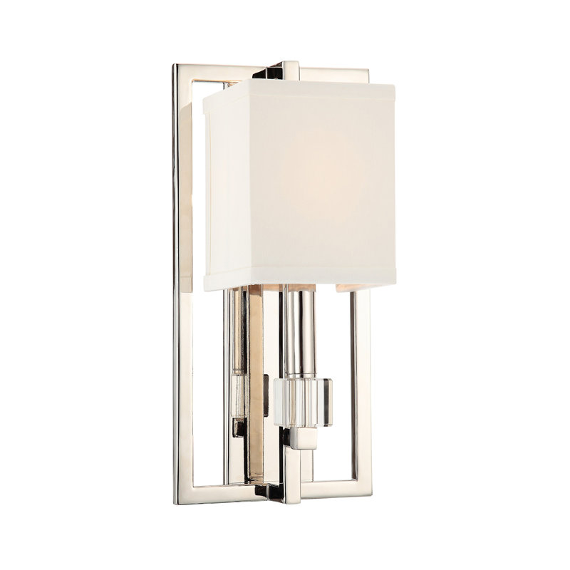 Applique murale 1 lumière Dunkelberger, Nickel poli