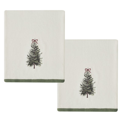 Avanti Snowy Pines 2-Pack Bath Towel Set