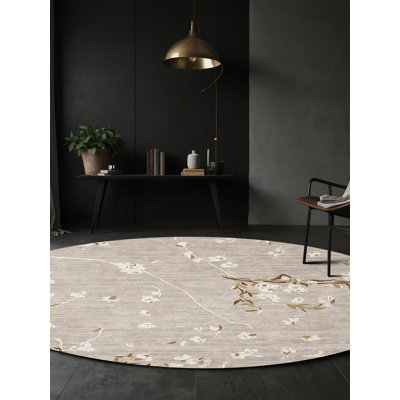 Tapis gris soyeux et moelleux