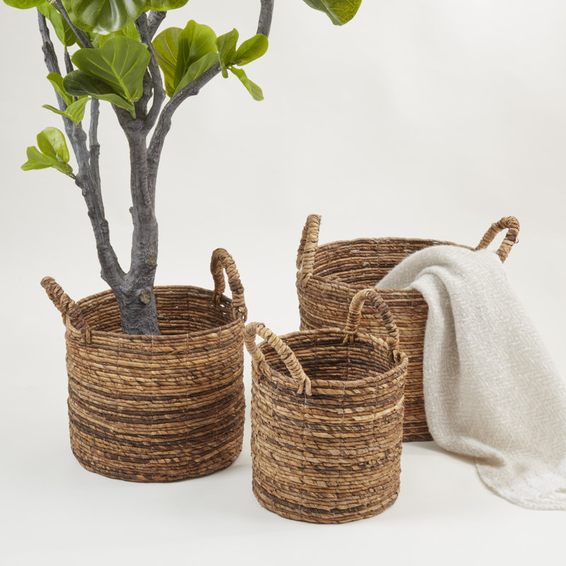 Ensemble de paniers 3 pièces Abaca