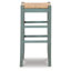 Tabouret Anya, siège en ruppie maritime tissée, structure en bois-108470659-108470656