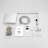 Wall Mounted Shower System With Handheld Shower Single Handle Shower Faucet Set Modern Brass Rainfall Shower Trim Kit With Pressure Balance Valve-122738721
