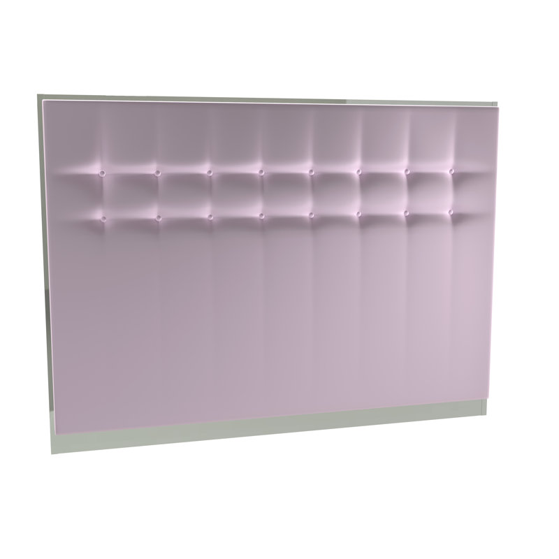 Euclid Upholstered Headboard, Double (4'6), Silver