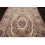 Tapis soyeux en laine nouée à la main 6 x 9 po