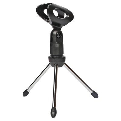 5 Core Desktop Mic Stand Universal Desk Microphone Holder Table Top Tripod Stands