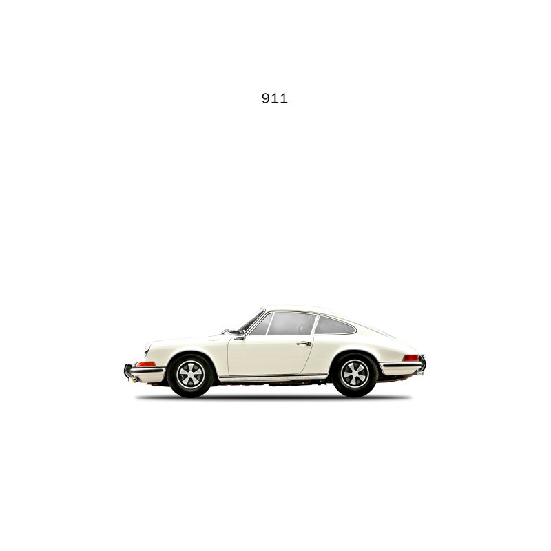 Reproduction d'art sur toile tendue, "911E" par Mark Rogan, H 40 po x l 30 po