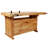 Heavy-Duty Butcher Block Workbench with Cabinet Storage
