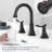 Bathroom faucet with 360 degree turn spout-115744950