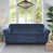 Velours bleu foncé