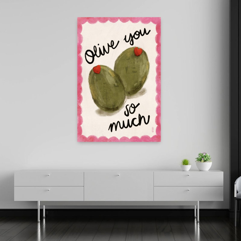 Olive You So Much by Dirkie Nell - Wrapped Canvas Print, 152.4 cm H x 101.6 cm W