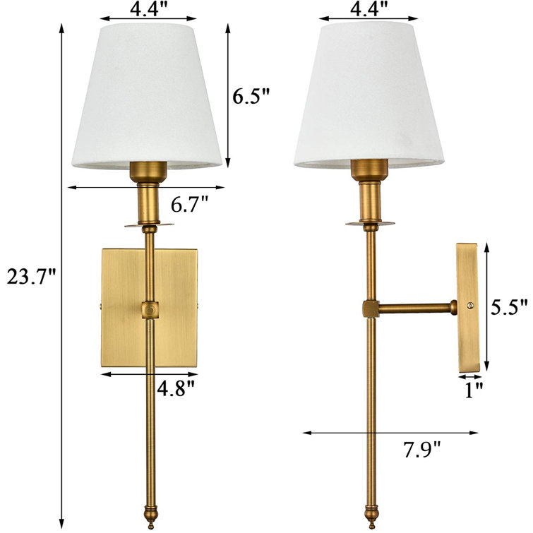 1 - Light Iron Wallchiere
