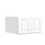 Armoire murale standard traditionnelle en contreplaqué prêt à assembler en blanc traditionnel l 30 po x P 24 po x H 18 po Homeibro-94369701-94369710
