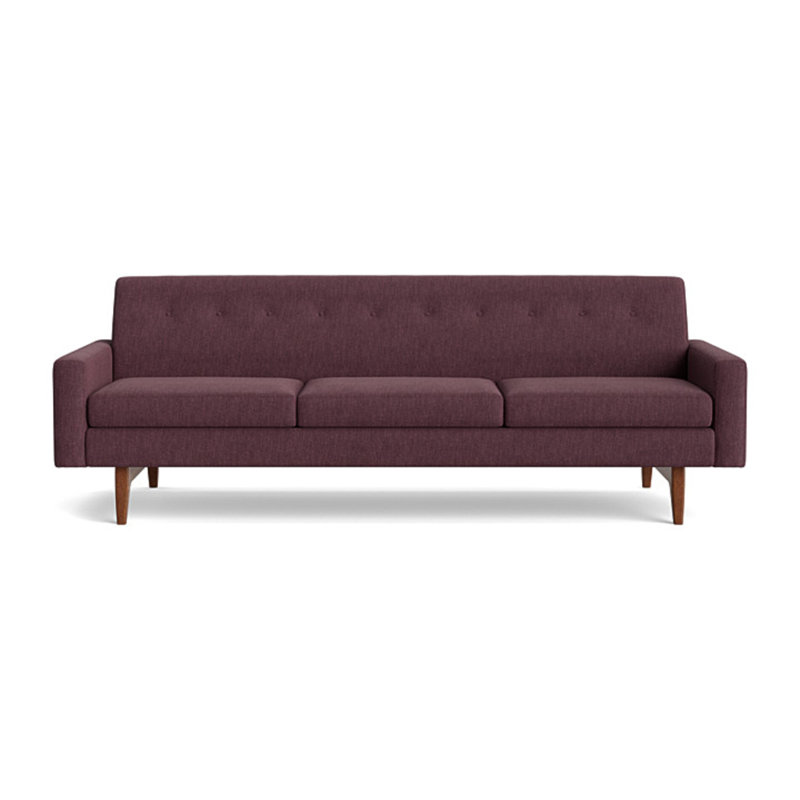 Tyler Sofa (95"), Performance Weave - Aubergine
